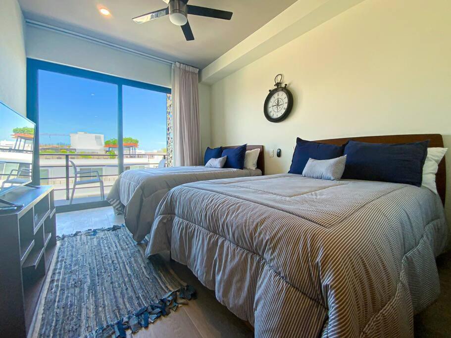 Beautiful + Luxury + Ocean View + Pool Apartment Playa del Carmen Exterior foto