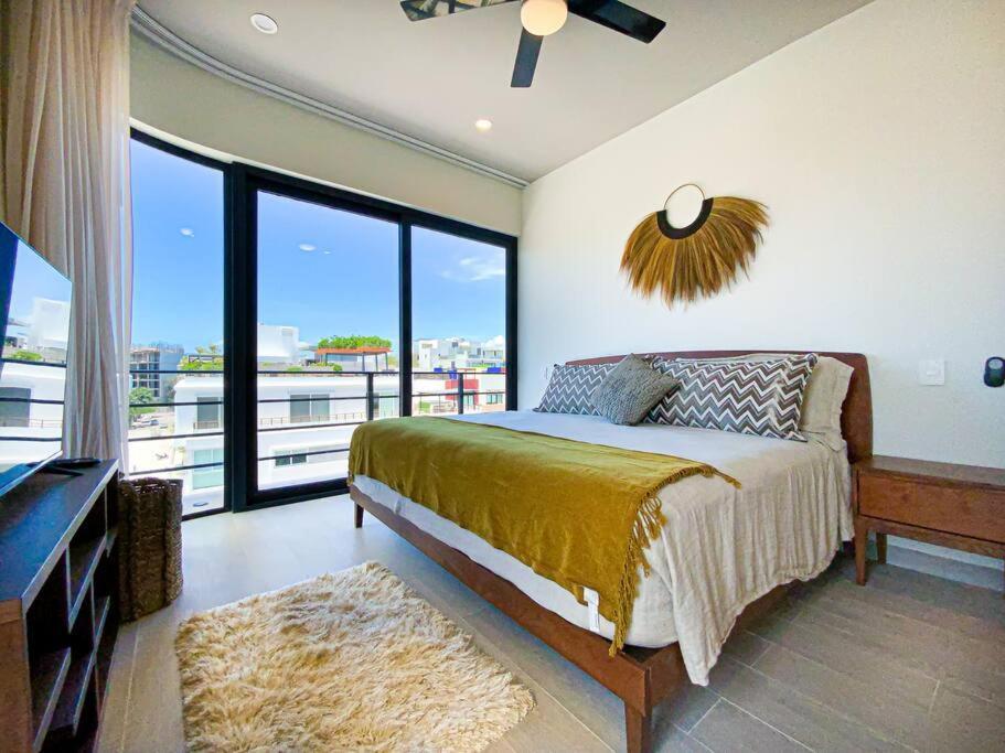 Beautiful + Luxury + Ocean View + Pool Apartment Playa del Carmen Exterior foto