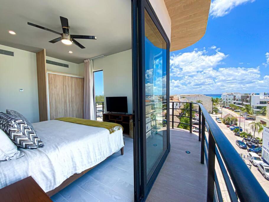 Beautiful + Luxury + Ocean View + Pool Apartment Playa del Carmen Exterior foto