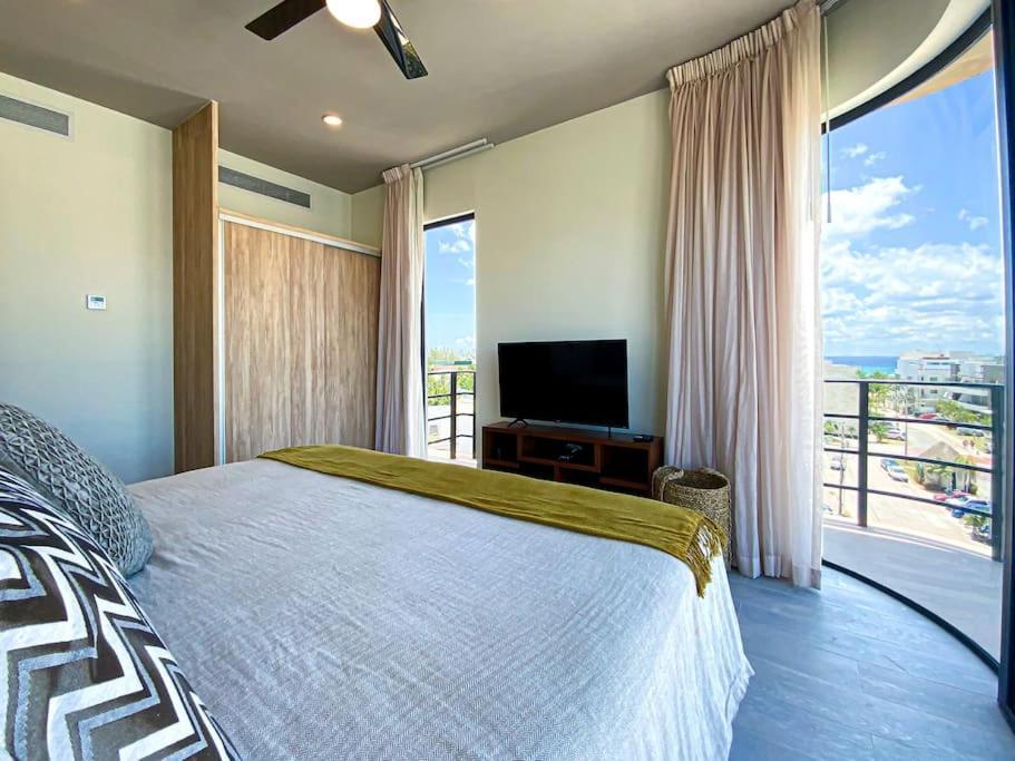 Beautiful + Luxury + Ocean View + Pool Apartment Playa del Carmen Exterior foto